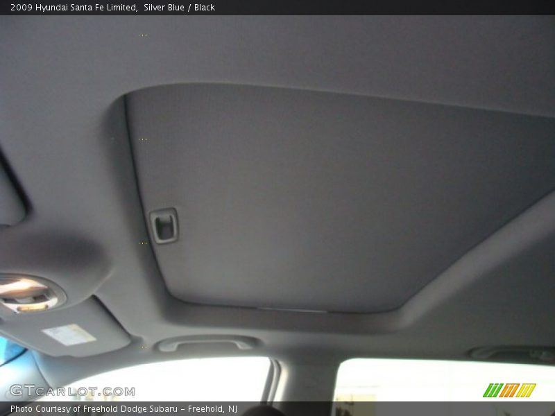 Silver Blue / Black 2009 Hyundai Santa Fe Limited
