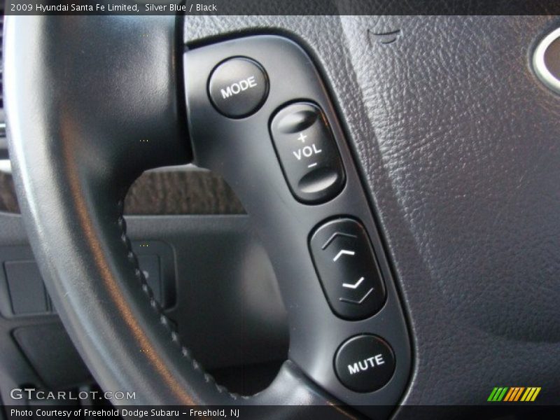 Silver Blue / Black 2009 Hyundai Santa Fe Limited