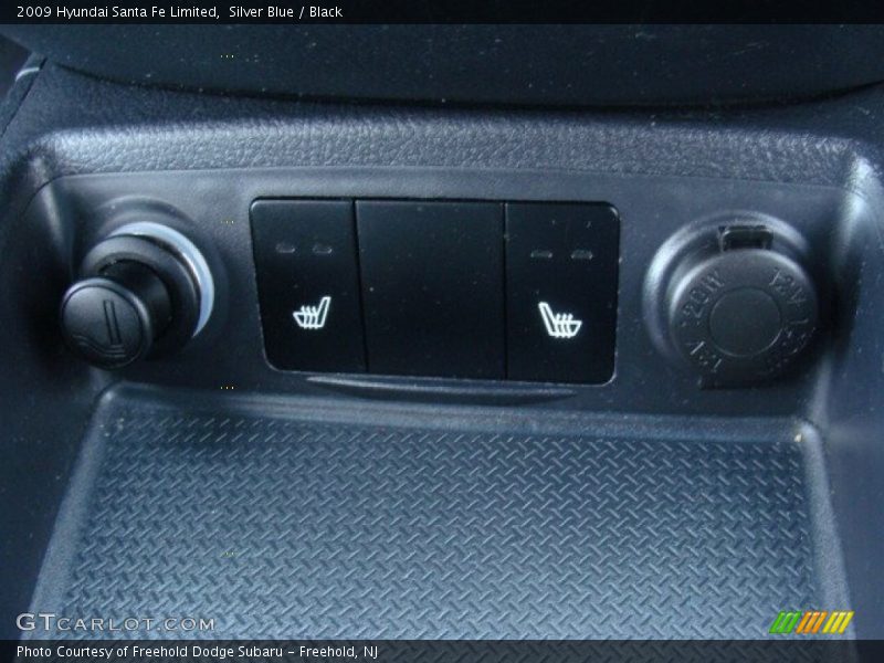 Silver Blue / Black 2009 Hyundai Santa Fe Limited