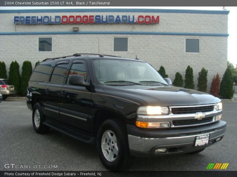 Black / Tan/Neutral 2004 Chevrolet Suburban 1500 LT 4x4