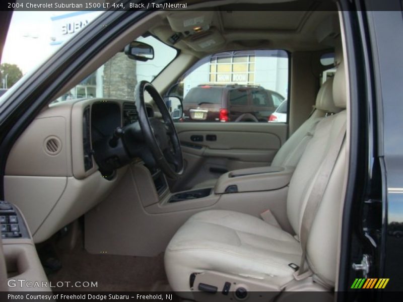 Black / Tan/Neutral 2004 Chevrolet Suburban 1500 LT 4x4