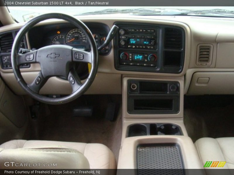 Black / Tan/Neutral 2004 Chevrolet Suburban 1500 LT 4x4