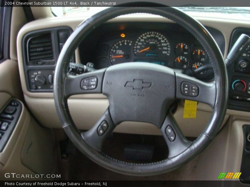 Black / Tan/Neutral 2004 Chevrolet Suburban 1500 LT 4x4