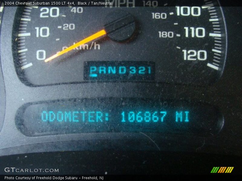 Black / Tan/Neutral 2004 Chevrolet Suburban 1500 LT 4x4