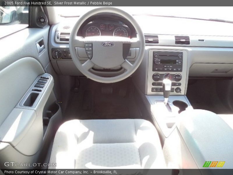 Silver Frost Metallic / Pebble Beige 2005 Ford Five Hundred SE