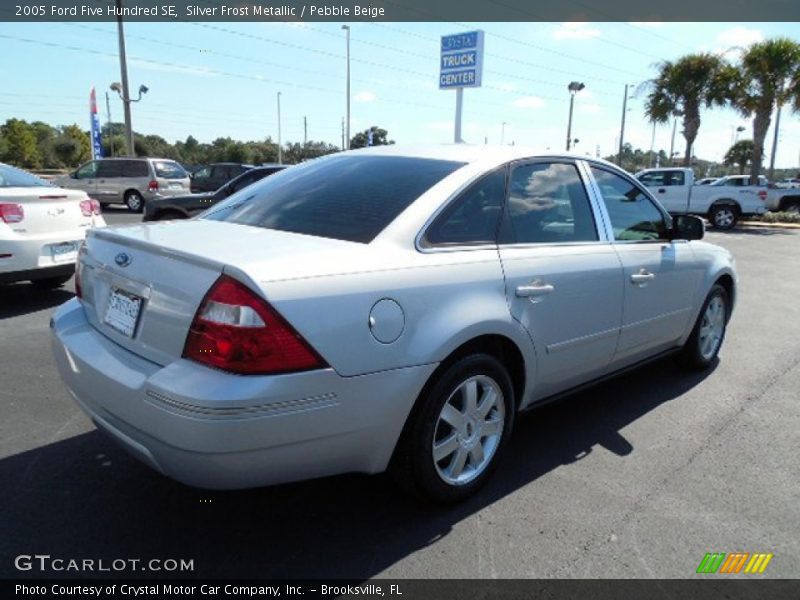 Silver Frost Metallic / Pebble Beige 2005 Ford Five Hundred SE