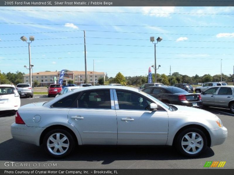 Silver Frost Metallic / Pebble Beige 2005 Ford Five Hundred SE