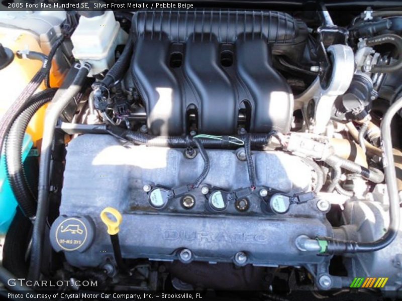 Silver Frost Metallic / Pebble Beige 2005 Ford Five Hundred SE