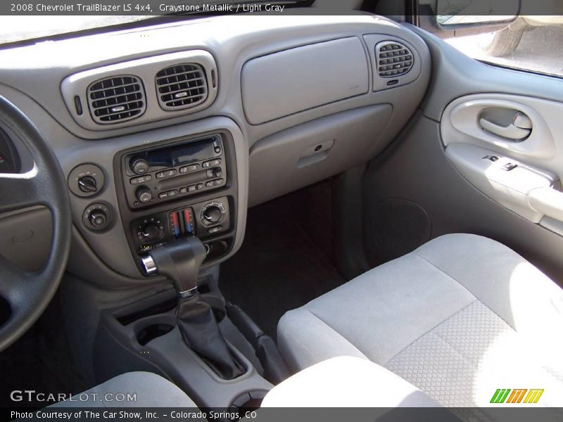 Graystone Metallic / Light Gray 2008 Chevrolet TrailBlazer LS 4x4