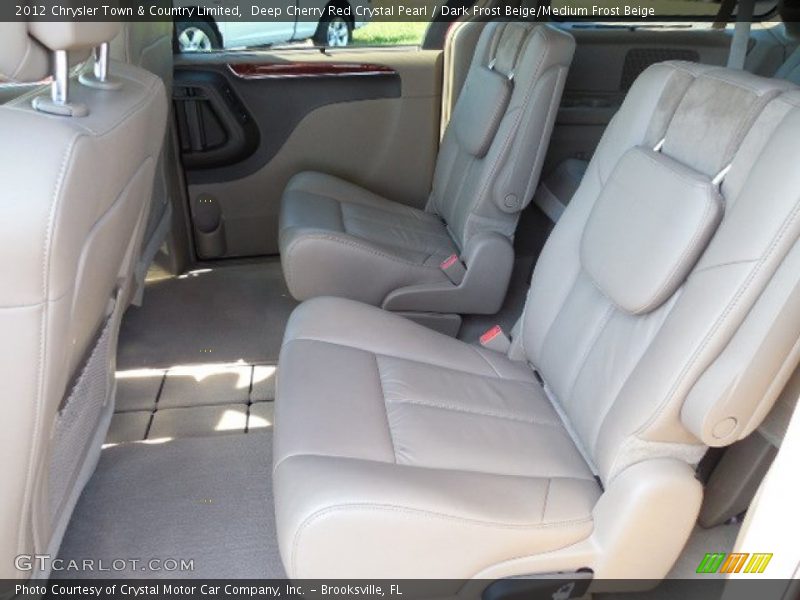 Deep Cherry Red Crystal Pearl / Dark Frost Beige/Medium Frost Beige 2012 Chrysler Town & Country Limited