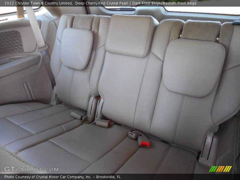 Deep Cherry Red Crystal Pearl / Dark Frost Beige/Medium Frost Beige 2012 Chrysler Town & Country Limited