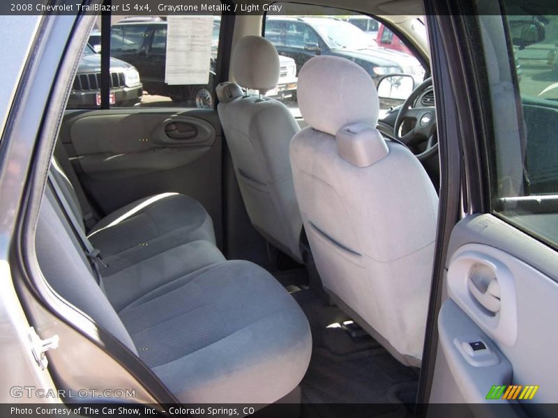 Graystone Metallic / Light Gray 2008 Chevrolet TrailBlazer LS 4x4