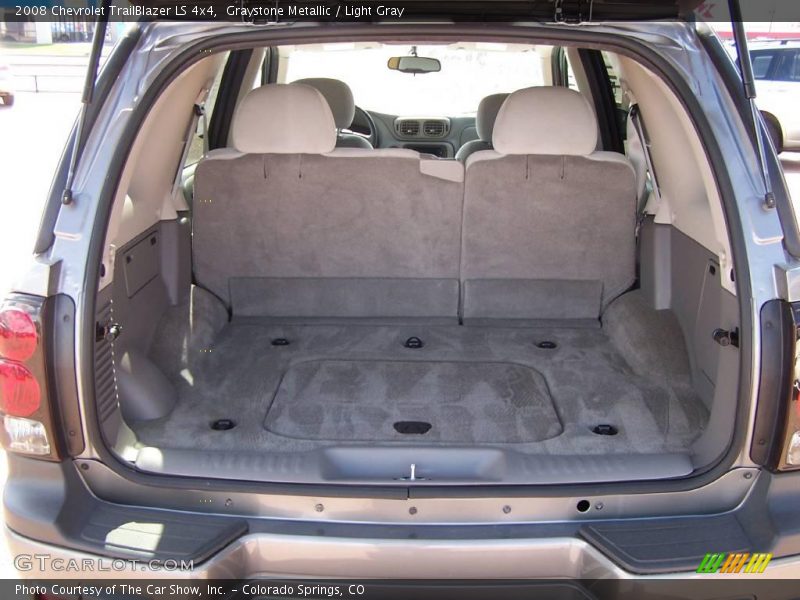 Graystone Metallic / Light Gray 2008 Chevrolet TrailBlazer LS 4x4
