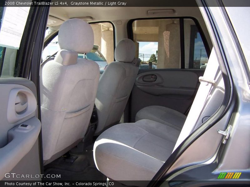 Graystone Metallic / Light Gray 2008 Chevrolet TrailBlazer LS 4x4