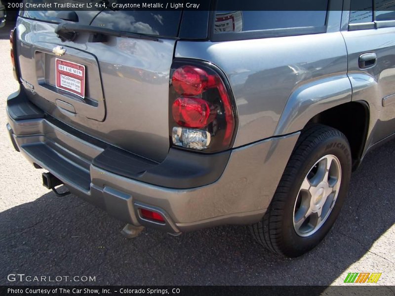 Graystone Metallic / Light Gray 2008 Chevrolet TrailBlazer LS 4x4