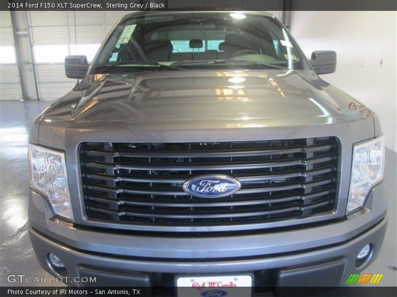 Sterling Grey / Black 2014 Ford F150 XLT SuperCrew