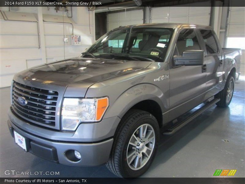 Sterling Grey / Black 2014 Ford F150 XLT SuperCrew