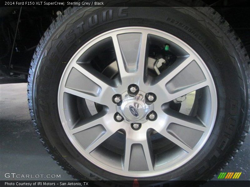 Sterling Grey / Black 2014 Ford F150 XLT SuperCrew