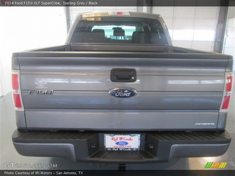 Sterling Grey / Black 2014 Ford F150 XLT SuperCrew