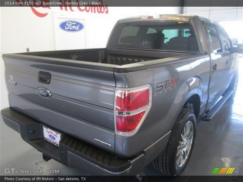 Sterling Grey / Black 2014 Ford F150 XLT SuperCrew