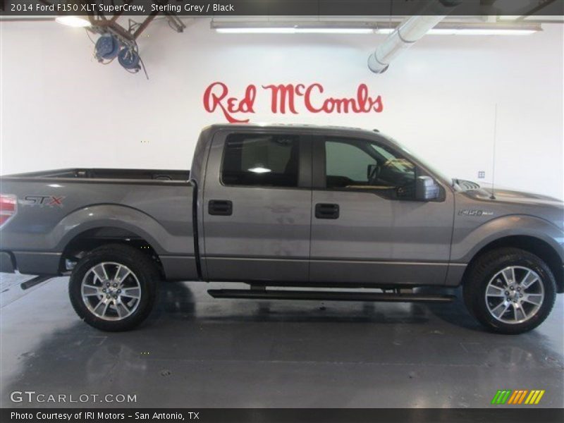Sterling Grey / Black 2014 Ford F150 XLT SuperCrew