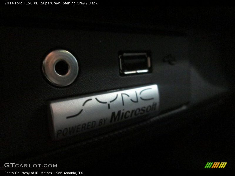 Sterling Grey / Black 2014 Ford F150 XLT SuperCrew