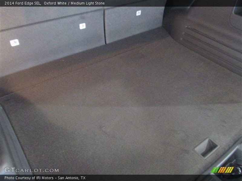 Oxford White / Medium Light Stone 2014 Ford Edge SEL