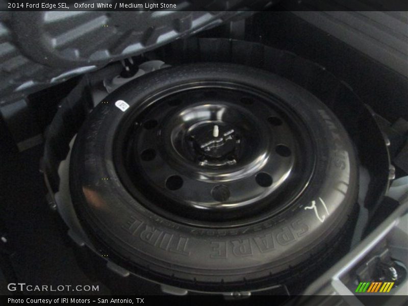 Oxford White / Medium Light Stone 2014 Ford Edge SEL