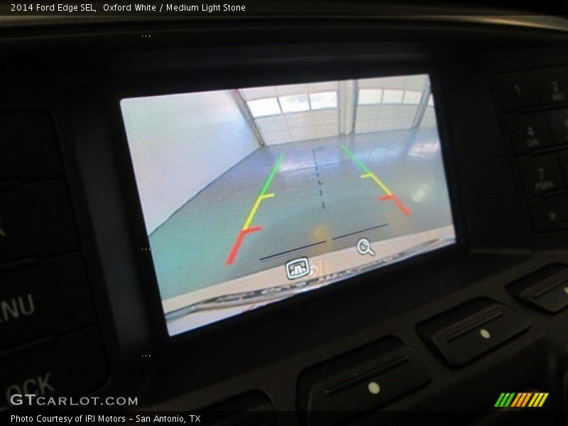 Oxford White / Medium Light Stone 2014 Ford Edge SEL