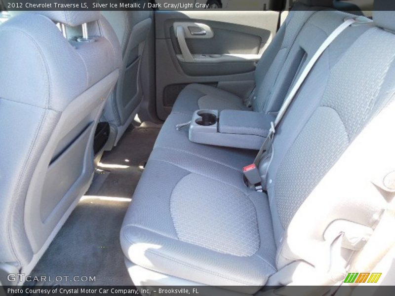 Silver Ice Metallic / Dark Gray/Light Gray 2012 Chevrolet Traverse LS
