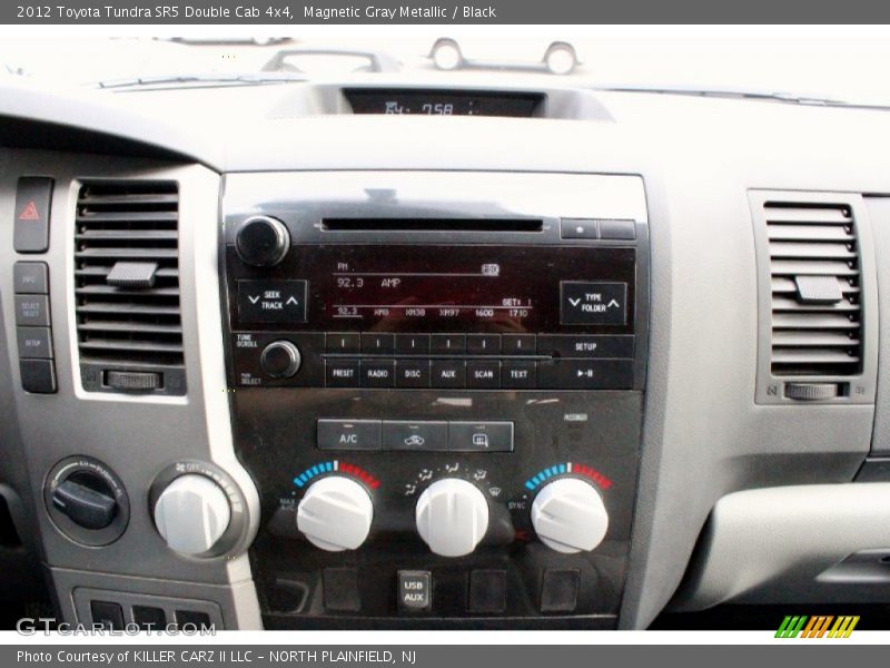Magnetic Gray Metallic / Black 2012 Toyota Tundra SR5 Double Cab 4x4
