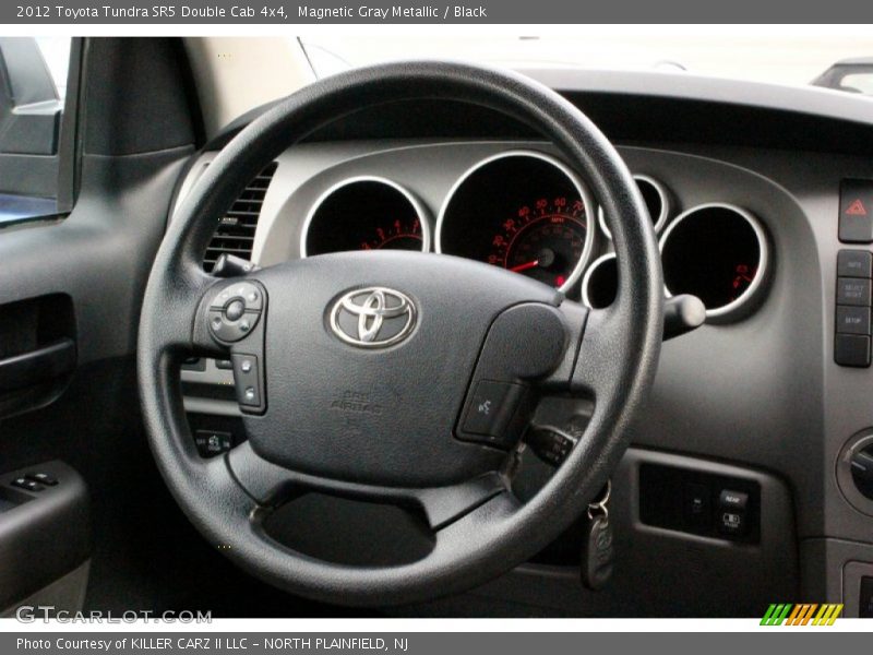 Magnetic Gray Metallic / Black 2012 Toyota Tundra SR5 Double Cab 4x4