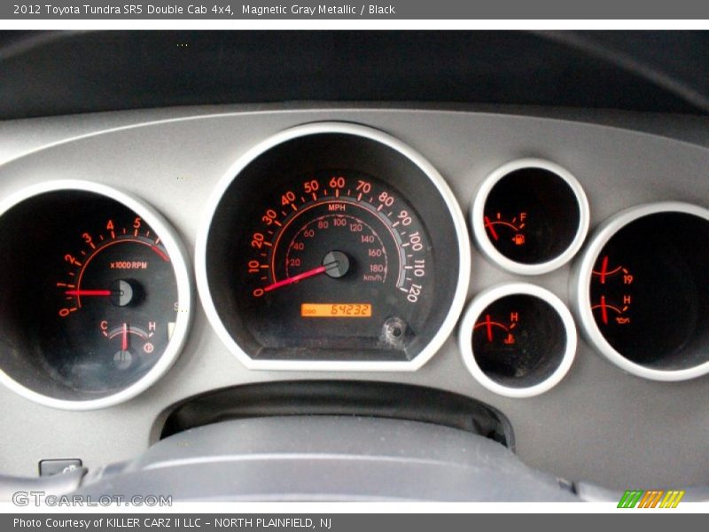 Magnetic Gray Metallic / Black 2012 Toyota Tundra SR5 Double Cab 4x4