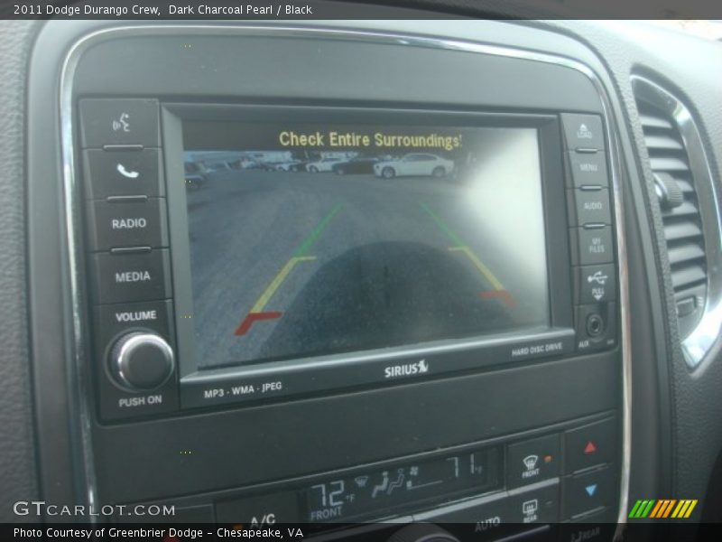 Dark Charcoal Pearl / Black 2011 Dodge Durango Crew