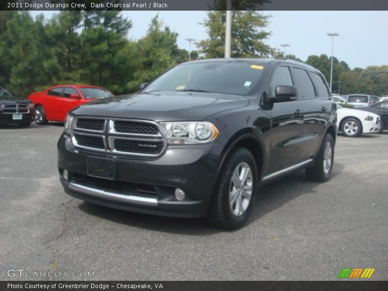 Dark Charcoal Pearl / Black 2011 Dodge Durango Crew