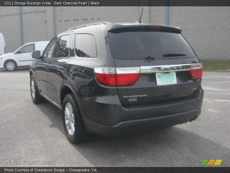 Dark Charcoal Pearl / Black 2011 Dodge Durango Crew