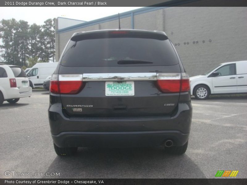 Dark Charcoal Pearl / Black 2011 Dodge Durango Crew