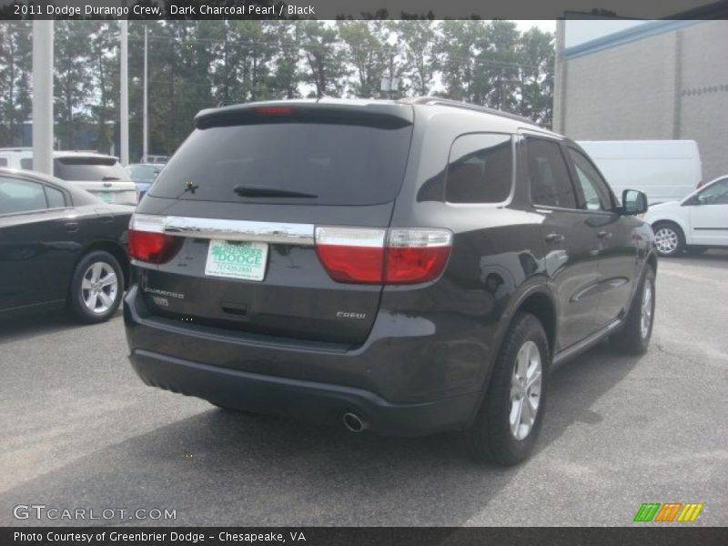 Dark Charcoal Pearl / Black 2011 Dodge Durango Crew