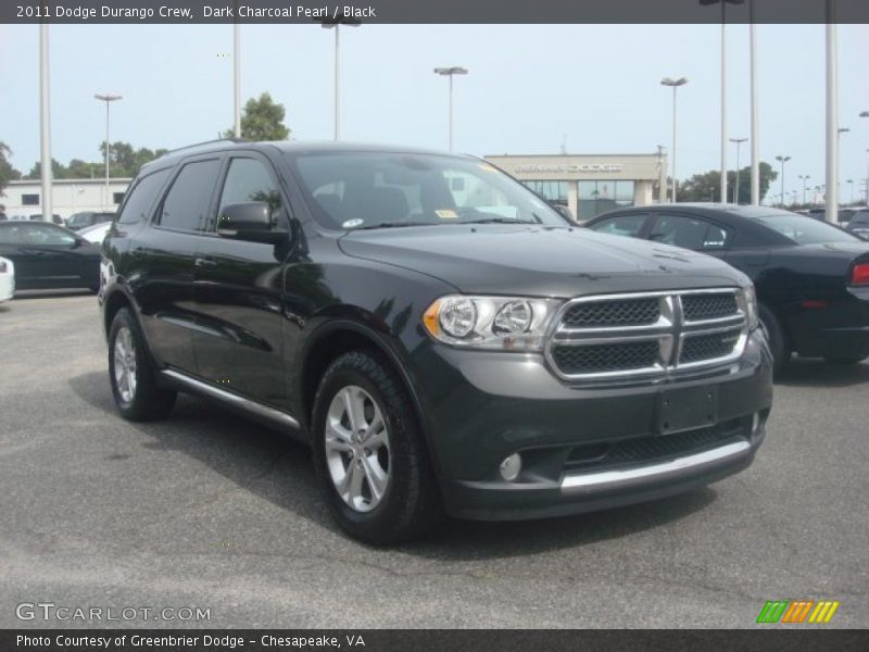 Dark Charcoal Pearl / Black 2011 Dodge Durango Crew