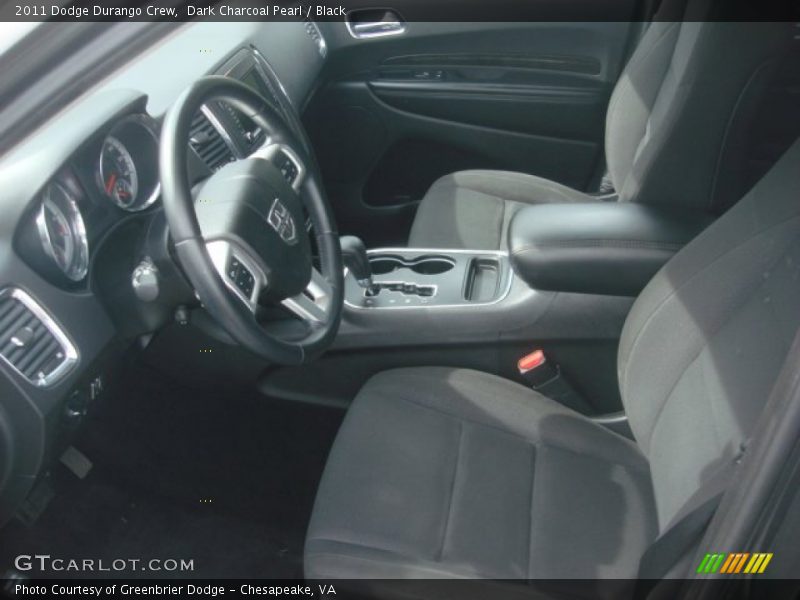 Dark Charcoal Pearl / Black 2011 Dodge Durango Crew