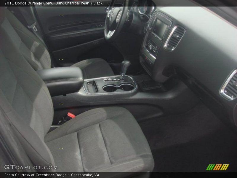 Dark Charcoal Pearl / Black 2011 Dodge Durango Crew