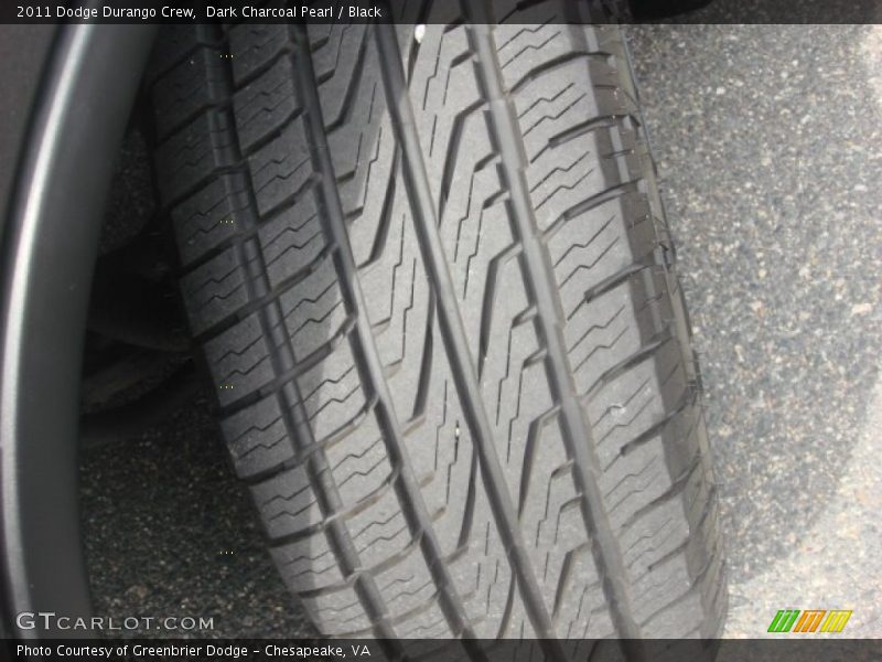 Dark Charcoal Pearl / Black 2011 Dodge Durango Crew