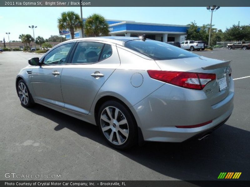 Bright Silver / Black Sport 2011 Kia Optima SX