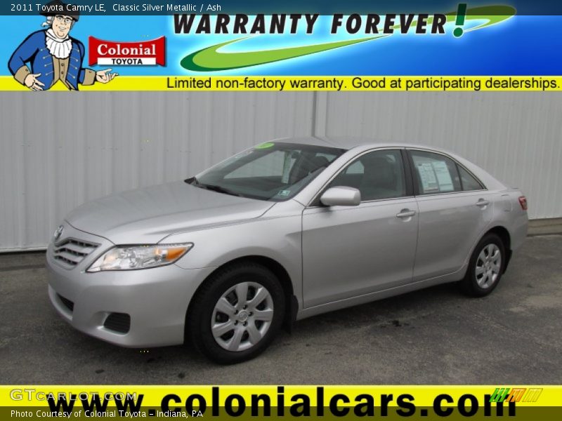 Classic Silver Metallic / Ash 2011 Toyota Camry LE