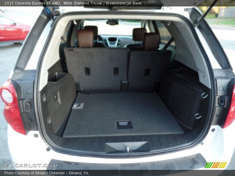 White Diamond Tricoat / Brownstone/Jet Black 2015 Chevrolet Equinox LT AWD