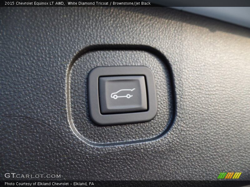 White Diamond Tricoat / Brownstone/Jet Black 2015 Chevrolet Equinox LT AWD