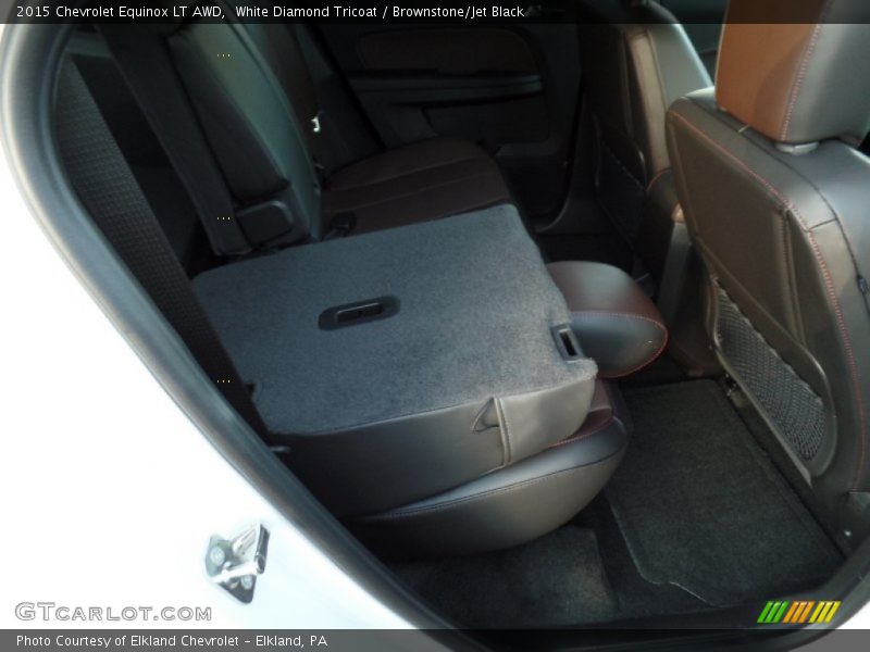 White Diamond Tricoat / Brownstone/Jet Black 2015 Chevrolet Equinox LT AWD