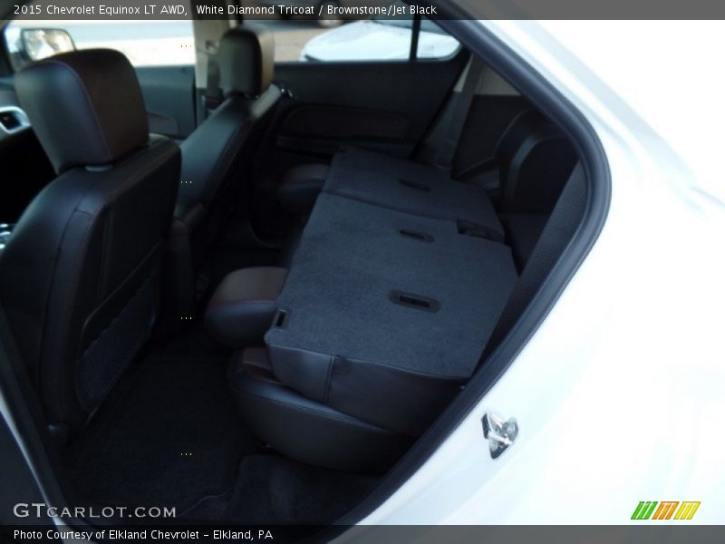 White Diamond Tricoat / Brownstone/Jet Black 2015 Chevrolet Equinox LT AWD