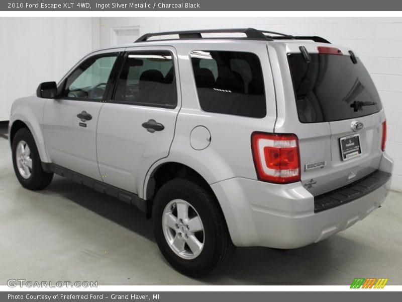 Ingot Silver Metallic / Charcoal Black 2010 Ford Escape XLT 4WD