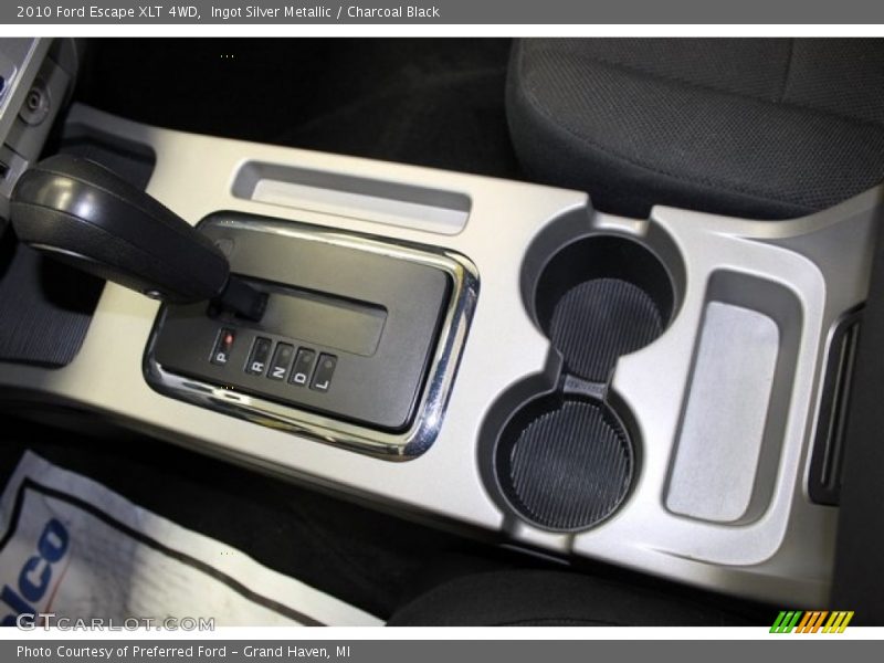 Ingot Silver Metallic / Charcoal Black 2010 Ford Escape XLT 4WD
